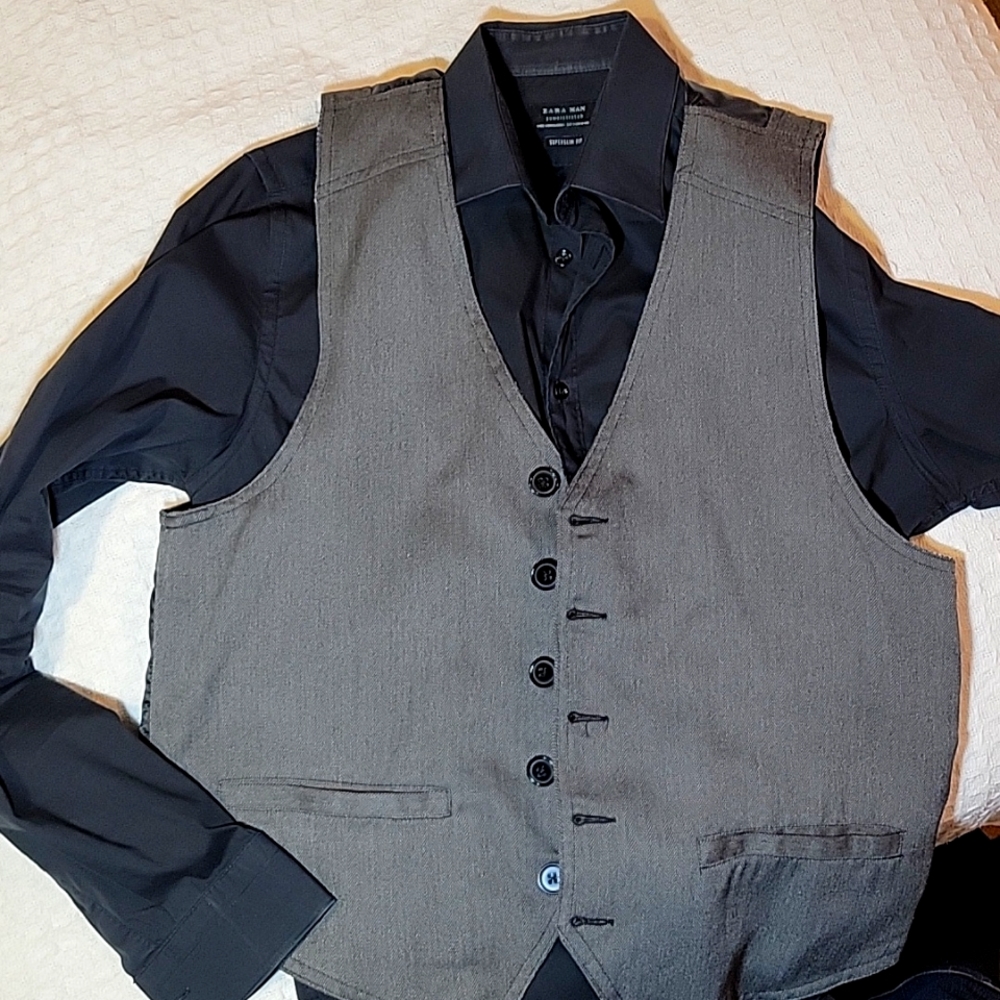 Grey-Black vest